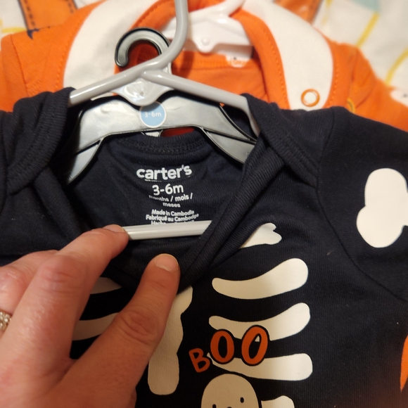 Carter's Black Skeleton Halloween Costume - Picture 2 of 3